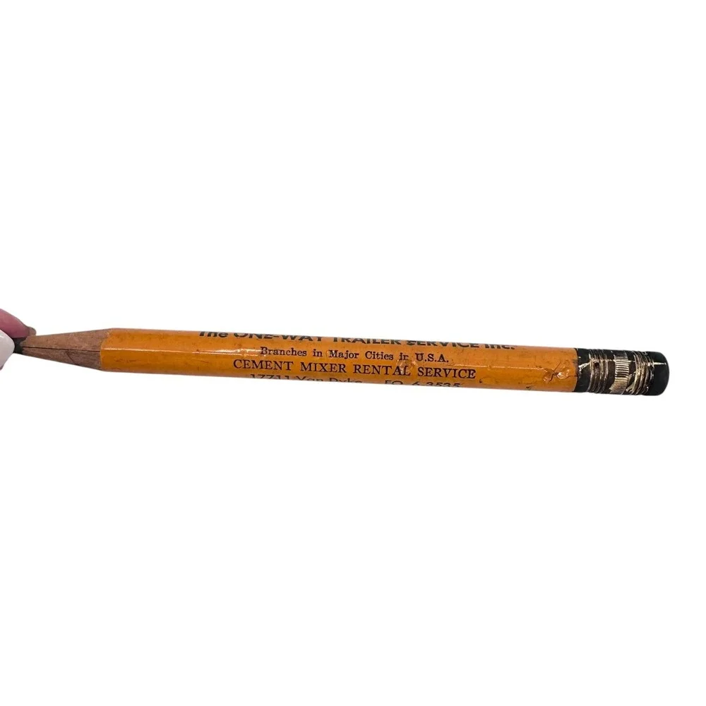 Vintage Detroit Advertising Pencils C&L Alumilux One-Way Trailer Scripto Leads